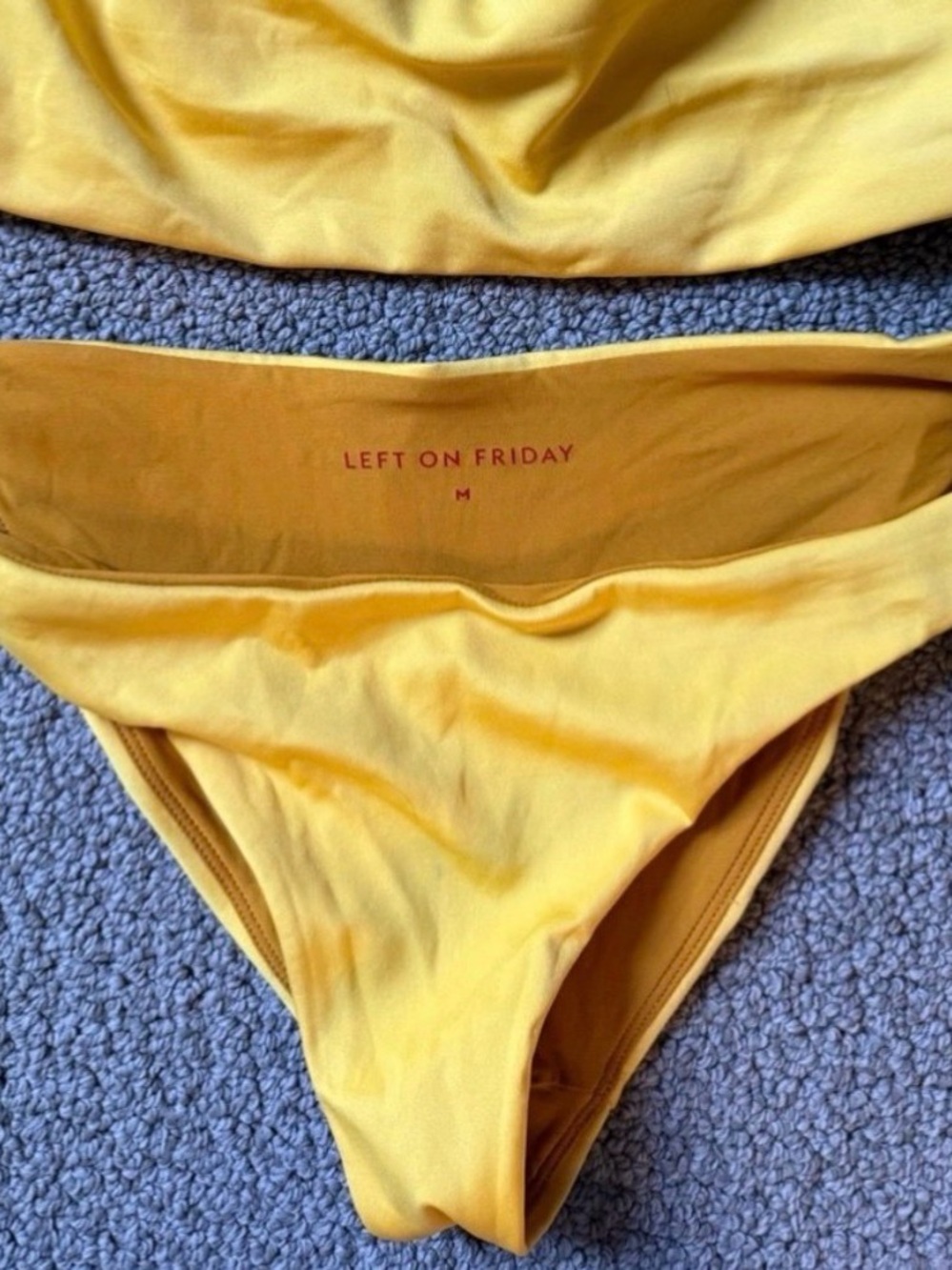 Left On Friday Yellow Bikini Bottoms